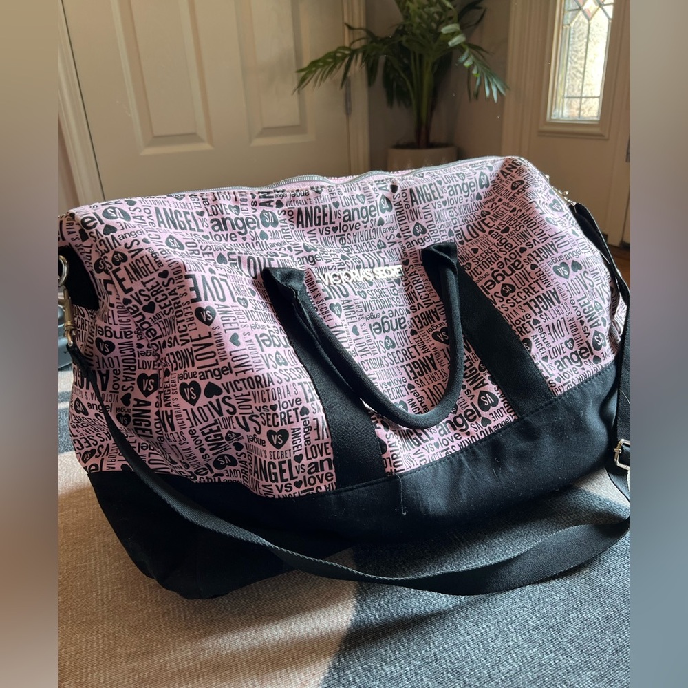 Retro Victorias Secret Weekender Bag - Tote for Vacation shoulder - light travel